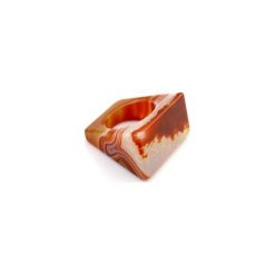 InspiRING Flat Rudy rozmiar 15. Pomarańczowe pierścionki damskie Brazi druse jewelry, z agatem. Za 240,00 zł.