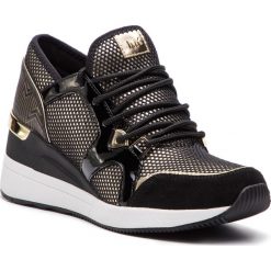 Sneakersy MICHAEL MICHAEL KORS - Liv Trainer 43R9LVFS3D Blk/Palegold. Żółte półbuty damskie marki MICHAEL Michael Kors, na co dzień, na lato, bez wzorów, ze skóry, eleganckie, bez obcasa, na obcasie, bez zapięcia. Za 779,00 zł.