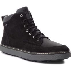 Kozaki GEOX - U Mattias B Abx B U74T1B 02322 C9999 Black. Czarne glany męskie Geox, z materiału. W wyprzedaży za 459,00 zł.