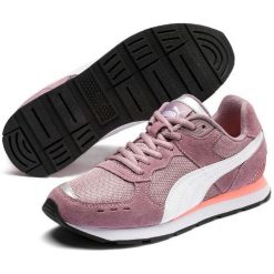 Puma Vista Jr Elderberry-White 36. Białe buty dziewczęce sportowe Puma, bez wzorów, bez zapięcia. Za 218,00 zł.