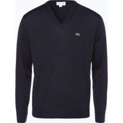 Swetry męskie: Lacoste – Sweter męski, niebieski
