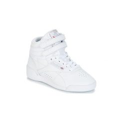 Buty Dziecko Reebok Classic FREESTYLE HI C. Białe trampki dziewczęce marki Reebok Classic, bez wzorów, bez zapięcia. Za 191,20 zł.