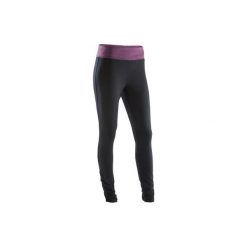 Legginsy do jogi damskie. Czarne legginsy marki DOMYOS, l. W wyprzedaży za 27,99 zł.