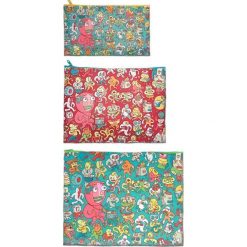 Saszetki Zip Pockets 3 szt. Brosmind. Saszetki damskie LOQI, bez wzorów, eleganckie, średnie, bez dodatków. Za 63,00 zł.