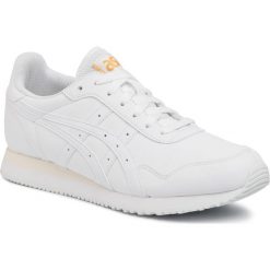 Sneakersy ASICS - Tiger Runner 1192A190 White/White 100. Białe półbuty damskie Asics, ze skóry ekologicznej. W wyprzedaży za 219,00 zł.