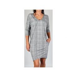 MALWINA _ XS - 6XL _ sukienka dresowa. Szare sukienki damskie Collibri, s, bez wzorów, z bawełny, bez kołnierzyka, bez rękawów. Za 169,00 zł.