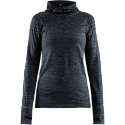 Craft Bluza Damska Core 2.0 Hood Ciemnoszara Xl. Czarne bluzy sportowe damskie Craft, xl. Za 219,00 zł.