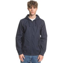 Quiksilver Brooks Unlined Kurtka Niebieski. Niebieskie płaszcze męskie Quiksilver, s, bez wzorów, z bawełny, bez kaptura. Za 445,95 zł.