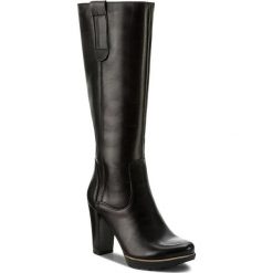 Kozaki SERGIO BARDI - Carini FW127270017DP 101. Czarne bez kategorii marki Sergio Bardi, ze skóry, przed kolano, na wysokim obcasie, na obcasie. W wyprzedaży za 259,00 zł.