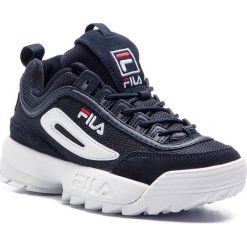 Sneakersy FILA - Disruptor Mesh Low Wmn 1010438.29Y Dress Blue. Niebieskie półbuty damskie Fila, ze skóry. Za 519,00 zł.