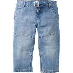 Dżinsy 3/4 Regular Fit Tapered bonprix niebieski "medium bleached". Niebieskie jeansy męskie bonprix, m, bez wzorów. Za 99,99 zł.