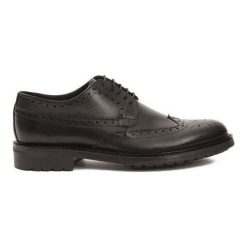Trussardi półbuty męskie BIGARELLO 44 czarny. Czarne półbuty męskie Trussardi, bez wzorów, bez zapięcia. Za 449,00 zł.