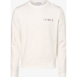 Lacoste - Męska bluza nierozpinana, beżowy. Brązowe bluzy męskie Lacoste, s, z haftami, bez kołnierzyka, bez rękawów, bez kaptura. Za 579,95 zł.