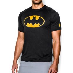 Koszulki sportowe męskie: Under Armour Koszulka męska Transform Yourself Core Batman czarna r. M (1249872-001)