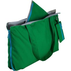 Shopper bag damskie: Torba wielofunkcyjna w kolorze zielonym – 50 x 30 cm