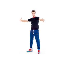 Serpens Sweatpants (Blue). Niebieskie spodnie męskie OKUAKU, xl, z bawełny. Za 189,00 zł.