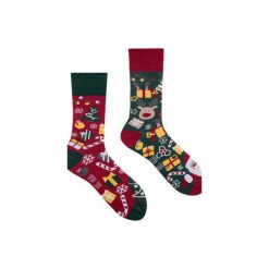 Xmas - świąteczne skarpetki Spox Sox. Skarpetki damskie Spox sox, bez wzorów. Za 25,00 zł.