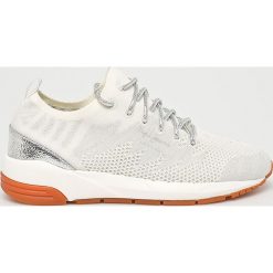 Pepe Jeans - Buty Foster Space. Białe buty sportowe damskie Pepe Jeans, bez wzorów, z jeansu, sportowe. W wyprzedaży za 219,90 zł.