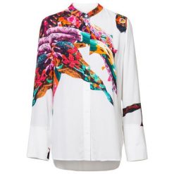 Desigual Koszula Damska Cam Phokara, Xl, Biała. Białe koszule damskie Desigual, xl, bez wzorów, bez kołnierzyka, bez rękawów. W wyprzedaży za 279,00 zł.