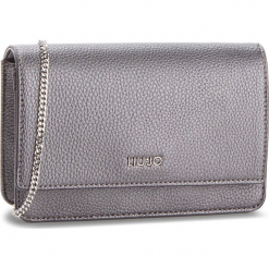 Torebka LIU JO - Xs Crossbody Isola N68016 E0033 Grape Juice Met 04203. Szare torebki klasyczne damskie Liu Jo, ze skóry ekologicznej, bez dodatków. Za 339,00 zł.