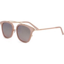 Guess Jeans - Okulary. Różowe okulary przeciwsłoneczne damskie Guess Jeans, owalne. W wyprzedaży za 169,90 zł.