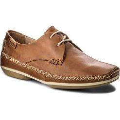 Półbuty PIKOLINOS - W1R-4682 Brandy. Brązowe creepersy damskie Pikolinos, ze skóry, na płaskiej podeszwie. W wyprzedaży za 329,00 zł.