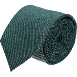 Krawaty męskie: krawat cotton zielony classic 200