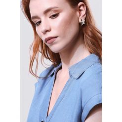 Czarno-Białe Kolczyki Aspire To. Czarne kolczyki damskie marki Born2be. Za 19,99 zł.