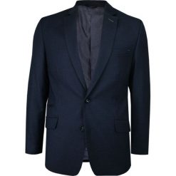 Granatowa Elegancka Marynarka, Taliowana, 2 Guziki -CASINO- Męska, Tłoczony Wzór, Dwa Rozcięcia MARCSNO2600. Niebieskie marynarki męskie Casino, m, bez wzorów, eleganckie. Za 359,00 zł.