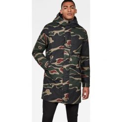 G-Star Raw - Kurtka. Zielone płaszcze męskie G-Star RAW, s, bez wzorów, z bawełny, retro, krótkie, z kapturem. W wyprzedaży za 799,90 zł.
