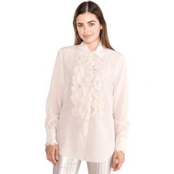 TWINSET Bluzka Beżowy. Brązowe bluzki damskie Twinset, xs, bez wzorów, z jedwabiu, bez kołnierzyka, bez rękawów. Za 1176,95 zł.
