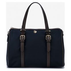 U.S. Polo Assn Houston Torebka Niebieski. Niebieskie torebki klasyczne damskie U.S. Polo Assn., w paski, z materiału, bez dodatków. Za 395,95 zł.