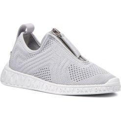 Sneakersy DKNY - Melissa K1066553 Warm Grey. Szare półbuty damskie DKNY, ze skóry ekologicznej. Za 499,00 zł.