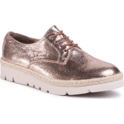 Espadryle TOM TAILOR - 2797002 Golden. Żółte espadryle damskie Tom Tailor, bez wzorów, ze skóry ekologicznej, bez obcasa. W wyprzedaży za 99,98 zł.