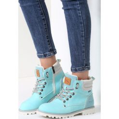 Błękitne Traperki Blue Shoes. Niebieskie buty zimowe damskie vices. Za 109,99 zł.