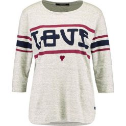 Bluzki damskie: Scotch & Soda SPORTY TEE WITH 3/4 SLEEVE Bluzka z długim rękawem grey melange