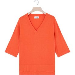 Swetry klasyczne damskie: Sweter w kolorze pomarańczowym