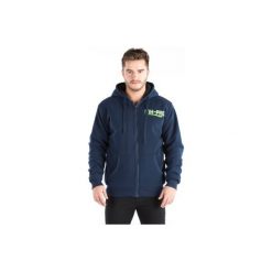 Bluza męska z kieszeniami, ze ściągaczami, z kapturem, rozpinana ZE SZNURKIEM. Czarne bluzy męskie rozpinane marki TXM, m, z kapturem. Za 29,99 zł.