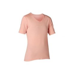 Koszulka krótki rękaw regular Gym & Pilates 510 damska. Koszulki damskie DOMYOS. Za 39,99 zł.