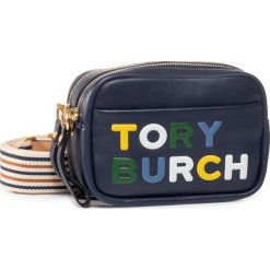 Torebka TORY BURCH - Perry Color Block Mini Bag 64679 Royal Navy 403. Niebieskie listonoszki damskie Tory Burch, bez wzorów, ze skóry, wizytowe, bez dodatków. Za 1589,00 zł.