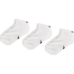 Zestaw 3 par niskich skarpet unisex KAPPA - Sonor 704275 White 001. Białe skarpetki damskie Kappa, bez wzorów, z elastanu. Za 19,95 zł.