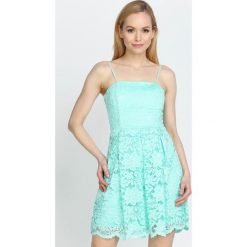 Sukienki: Miętowa Sukienka Lace Princess