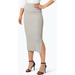BOSS Casual - Spódnica damska – Ifulla, szary. Szare spódniczki damskie BOSS Casual, na co dzień, xs, bez wzorów, z bawełny, casualowe, proste. Za 499,95 zł.