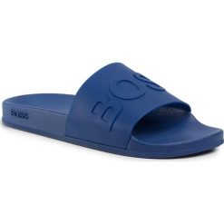 Klapki BOSS - Bay 50425152 10224455 01 Bright Blue 430. Niebieskie klapki męskie Boss, bez wzorów, z tworzywa sztucznego. W wyprzedaży za 189,00 zł.