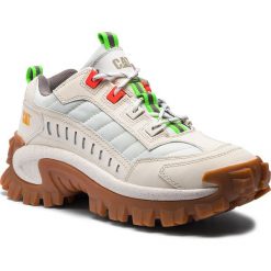 Sneakersy CATERPILLAR - Intruder Oxford P723311 Star White. Białe sneakersy męskie Caterpillar, na co dzień, bez wzorów, ze skóry, klasyczne, bez zapięcia. W wyprzedaży za 349,00 zł.