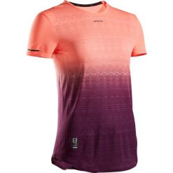Koszulka tenisowa Light 990 damska. Różowe t-shirty damskie ARTENGO, m, bez wzorów, z poliesteru, sportowe, bez kołnierzyka. Za 59,99 zł.