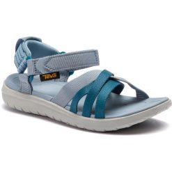 Sandały TEVA - Sanborn Sandal 1015161 Cita. Niebieskie klapki damskie Teva, bez wzorów, z tworzywa sztucznego, bez obcasa. W wyprzedaży za 199,00 zł.
