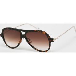 Adidas Originals - Okulary AOK001. Pomarańczowe okulary przeciwsłoneczne męskie adidas Originals, z tworzywa sztucznego. Za 599,90 zł.