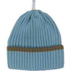 Czapka "Pompeli" w kolorze niebieskim. Niebieskie czapeczki niemowlęce z bawełny. W wyprzedaży za 72,95 zł.