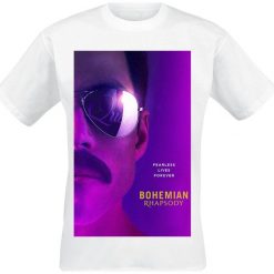 Queen Bohemian Rhapsody - Fearless T-Shirt biały. Białe t-shirty męskie Queen, l. Za 74,90 zł.